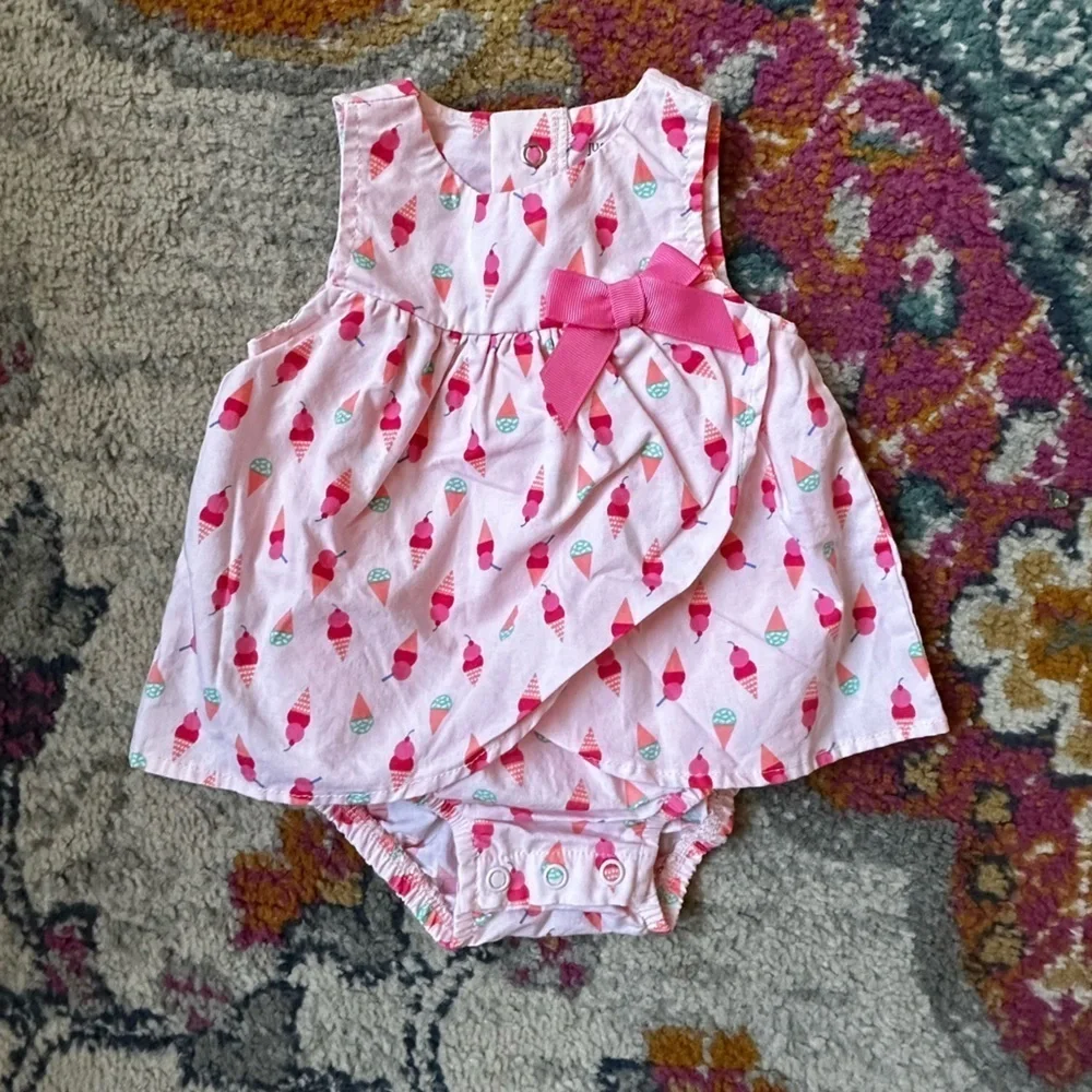 🌟3/$20🌟 Just for You Pink Ice Cream Romper